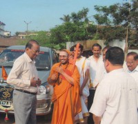 Visit by Sri Sri Sachchidanand Jnaneshwar Bharti